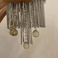 لوستر  با گوی کریستال