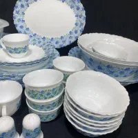 ارکوپال کمیاب گل بنفشه لومینارک اصل فرانسه|ظروف سرو و پذیرایی|تهران, کیانشهر|دیوار