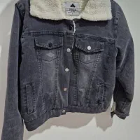 کت لی ذغال سنگی تمام پشم