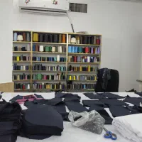 شلوار دوز نظامی هم بیرون بر هم داخل کارگاه