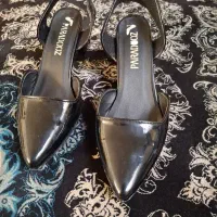 کفش مجلسی نو .بوت زنانه چرم نو مجلسی 37بوت 39