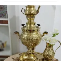 سماور زغالی نو سرویس کامل
