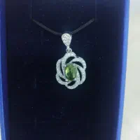 پلاک نگین زبرجد اصل پاکستان|جواهرات|شیراز, شهرک ایثار|دیوار