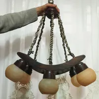لوستر چوبی