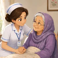 پرستار سالمند و پرایوت بیمارستان