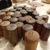 نمکدان چوبی 25|صنایع دستی و سایر لوازم تزئینی|قم, صفائیه|دیوار