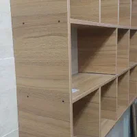 قفسه دکوری MDF قهوه‌ای