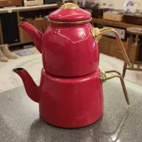 کتری قوری ترکیه ای لعابی الیت گلس