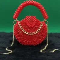 کیف مرواریدی دست باف یلدایی خاص