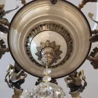 لوستر کلاسیک|لوستر و چراغ آویز|کرمان, |دیوار