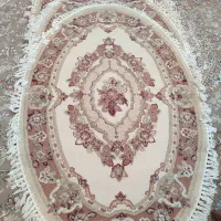 قالیچه کرم رنگ زیبا
