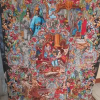 تابلو فرش دستباف سلاطین