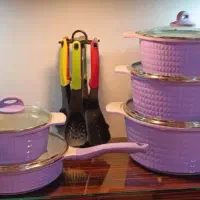 سرویس قابلمه 21 پارچه FESSLE|ظروف پختوپز|هشتگرد, هشتگرد قدیم|دیوار