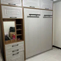 تخت کمجا و کمد ریلی