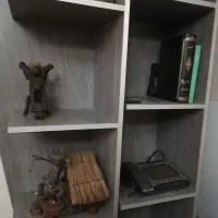 کتابخانه mdf طوسی جادار|کتابخانه، شلف، قفسه‌های دیواری|تهران, نارمک|دیوار