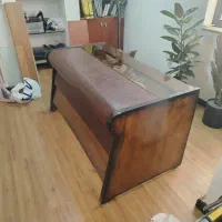 میز کار/کانتر چوبی قدیمی مناسب دفتر، مغازه