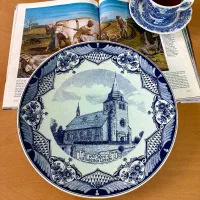 بشقاب وگلدان آنتیک