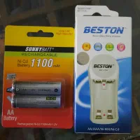 باتری شارژی نیکل کادمیوم همراه با شارژر با کیفیت