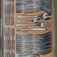 سرویس قاشق چنگال ۲۴نفره ۱۲۸پارچه|ظروف سرو و پذیرایی|سبزوار, پیروزی|دیوار