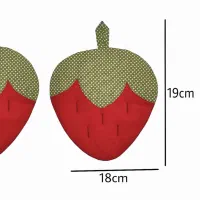 دستگیره آشپزخانه طرح هویچ و طرح توت فرنگی|سفره، حوله، دستمال آشپزخانه|گرگان, |دیوار