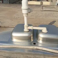 سینک دوقلو روکار