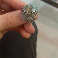 انگشتر‌عتیقه‌نقره‌‌بانگین‌بالای‌۵۰سال