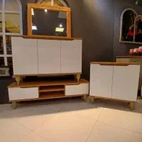 کنسول میز تیوی جاکفشی آینه