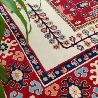 فرش ماشینی(۴×۳) طرح قشقایی|فرش|فیروزآباد (فارس), |دیوار