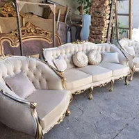 مبل راحتی استیل کلاسیک زمردنگینی کد۹۰۹۰|مبلمان خانگی و میز عسلی|رباطکریم, آدران|دیوار