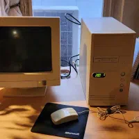 کامپیوتر‌ دکوری قدیمی نوستالژی کیس پنتیوم