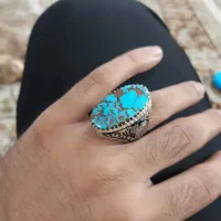 انگشترفیروزه نیشابور عقیق یمنی