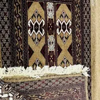 پشتی دستباف ترکمنی