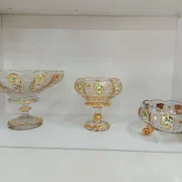 ظروف کریستال چک طلاکوب اصل