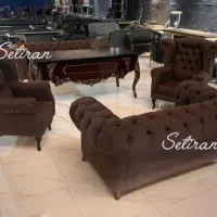 مبلمان اداری میز و صندلی چرخ ژله ای تینا