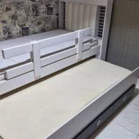 تخت مهمان میزبان در حد نو با تشکهاش|تخت و سرویس خواب|گرگان, |دیوار