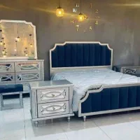 سرویس خواب عروس مدل آینه ای و تاجدار کد۷۸