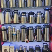 فلاسک چای یونیک فلاکس کلمن مسافرتی استیل بدون شیشه