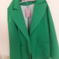 کت سبز رنگ نو هست ساز ۴۶ ۴۸ مانتو طوسی سایز۲