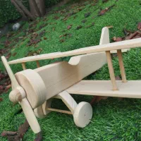 هواپیما دکوری چوبی