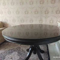 میز غذا خوری ۶ نفره گرد