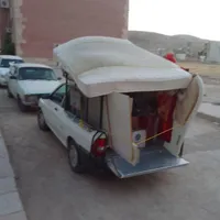 پراید وانت  دارم برای بار  با کارگر خوب