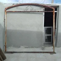 درب حیاط ماشین رو .بدون رنگ|مصالح و تجهیزات ساختمان|ماهیدشت, |دیوار