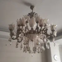 دو عدد لوستر برنجی|لوستر و چراغ آویز|کرج, عظیمیه|دیوار