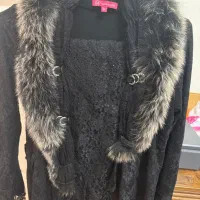 بلوز و شلوار گیپور خزدار