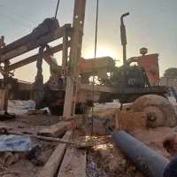 حفاری چاه عمیق با دستگاه
