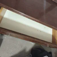 دراور چوبی  قدیمی زیر چرخدار به همراه  آینه|جاکفشی، کمد، دراور|تهران, جنت‌آباد مرکزی|دیوار