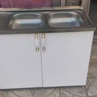کابینت آماده زیر سینک فلزی و MDF با سینک ظرفشویی|مصالح و تجهیزات ساختمان|قدس, شهر‌قدس|دیوار
