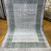 فرش کلاسیک نسکافه ای سبز