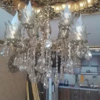 دو عددلوستر برنز اصل ده شعله