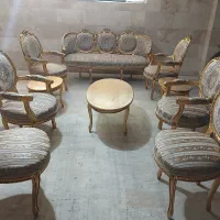 مبل سلطنتی ۹ نفره کم‌کار و تمیز